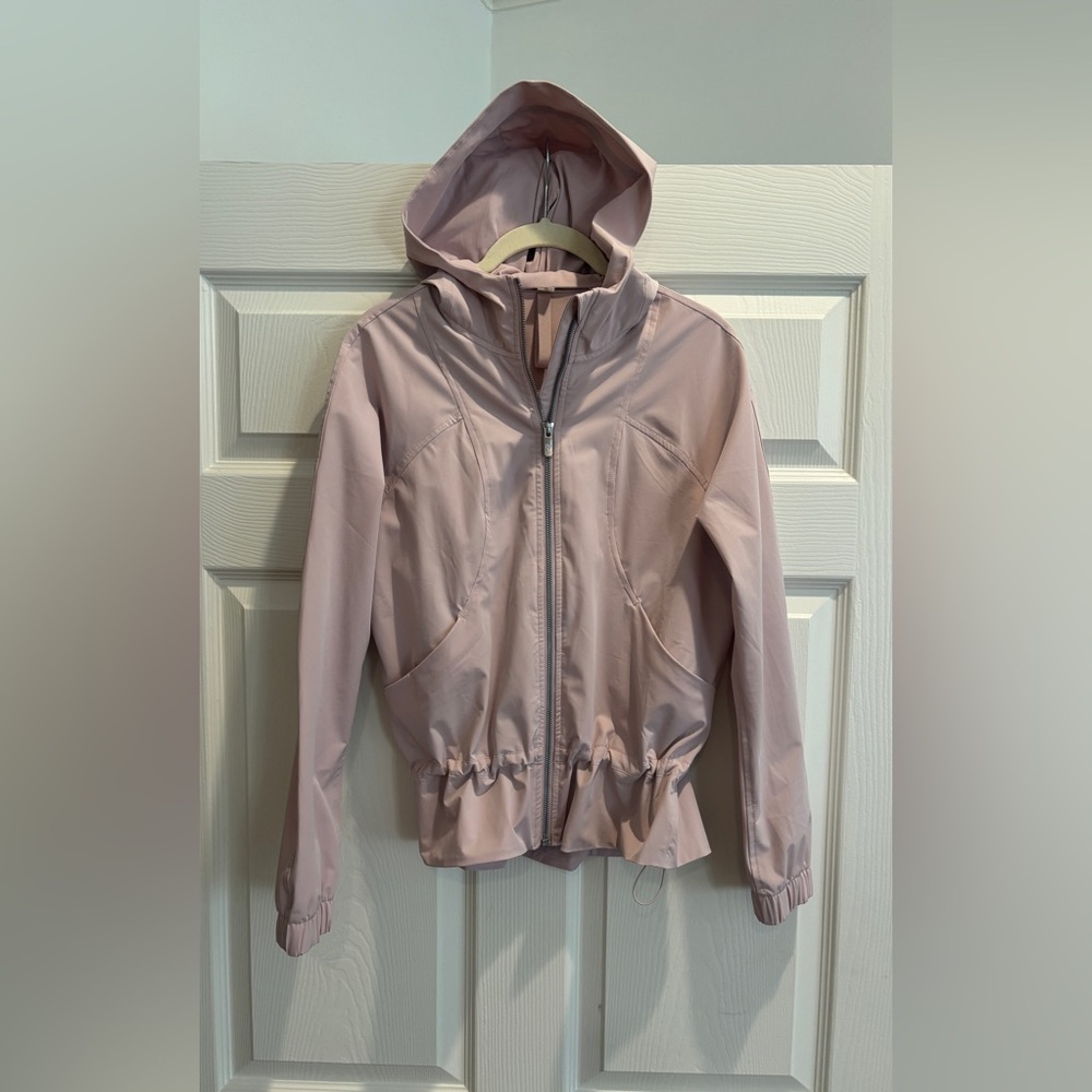 Lululemon Women's Pink Hooded Rain Jacket